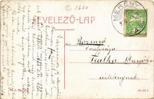1910 Merény, Vondrisel, Nálepkovo; W.L. Bp. 2726. (EB)