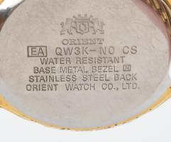 Orient kvarc női karóra, szép állapotban, hibátlan számlappal, fém szíjjal 26 mm Elemmel