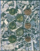 Norvégia 2004. 1c,2c,5c,10c,20c,50c,1€,2€ próbaveretek, szettben, díszkiadásban T:BU Csak 15.000db!