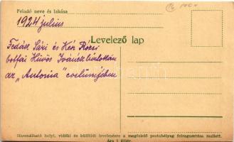 1924 Fedák Sári és Kén Rózsi borfai Hűvös Ivánék birtokán az "Antonia" costümjében júliusb...