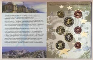 Bulgária 2004. 1c,2c,5c,10c,20c,50c,1€,2€ próbaveretek, szettben, díszkiadásban T:BU Csak 10.000db!