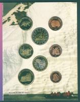 Grönland 2004. 1c,2c,5c,10c,20c,50c,1€,2€ próbaveretek, szettben, díszkiadásban T:BU Csak 12.500db!