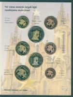 Litvánia 2004. 1c,2c,5c,10c,20c,50c,1€,2€ próbaveretek, szettben, díszkiadásban T:BU Csak 12.500db!