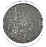 2021. 10.000Ft Ag "Benyovszky Móric" kapszulában, tanúsítvánnyal, színes MNB tájékoztatóva...