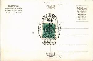 1940 Budapest XIV. Nemzetközi Vásár, Posta és telefon tanácsadás, Nikotex, Színházi Magazin pavilono...