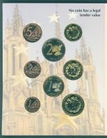 Litvánia 2004. 1c,2c,5c,10c,20c,50c,1€,2€ próbaveretek, szettben, díszkiadásban ...