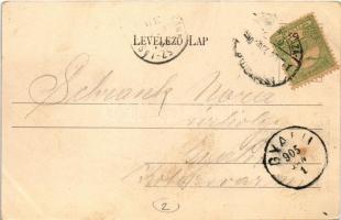 1905 Debrecen, Római katolikus főgimnázium. Pongrácz Géza kiadása (EK)