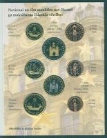 Lettország 2004. 1c,2c,5c,10c,20c,50c,1€,2€ próbaveretek, szettben, díszkiadásban T:BU Csak 12.500db!