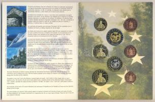 Andorra 2003. 1c,2c,5c,10c,20c,50c,1€,2€ próbaveretek, szettben, díszkiadásban T:BU Csak 16.000db!