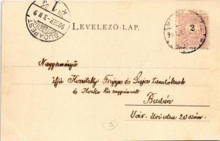 1899 (Vorläufer) Miskolc, Városház tér. Ferenczi B. kiadása