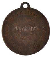 DN "Kossuth Lajos / Szabadság, Egyenlőség, Testvériség 1848" kétoldalas bronz emlékérem fü...