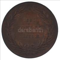 1905. "Schweidel József 1849 október 6. / 1905 Zombor május 18." bronz emlékérem (36mm) T:...