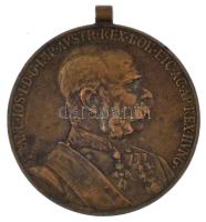 1898. Jubileumi Emlékérem a Fegyveres Erő Számára / Signum memoriae (AVSTR) bronz kitüntetés mellszalag nélkül T:VF Hungary 1898. Commemorative Jubilee Medal for the Armed Forces bronze decoration without ribbon C:VF NMK 249.