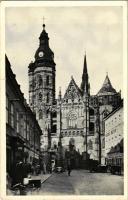 1938 Kassa, Kosice; dóm / cathedral + "1938 Kassa visszatért" So. Stpl