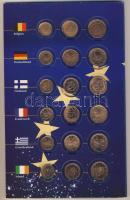 Európai Unió 1999-2002. 1c, 2c, 5c 3x12klf db, Euró-zóna pénzei szettben T:BU,1