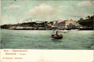 Ruse, Rousse, Russe, Roustchouk, Rustschuk; Le port / port, steamship (fl)