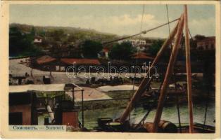 Somovit, port, quay, steamship (EK)