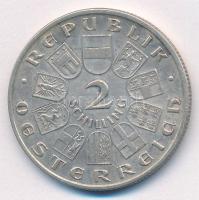 Ausztria 1928. 2Sch Ag "100 éve halt meg Schubert" T:XF patina Austria 1928. 2 Schilling A...