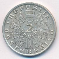 Ausztria 1928. 2Sch Ag "100 éve halt meg Schubert" T:XF patina Austria 1928. 2 Schilling A...