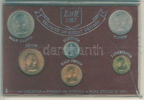 Nagy-Britannia 1967. 3p, 6p, 1/2P, 1P, 1/2C, 1Fl, szettben T:1,2