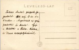 Győr, Püspökvár, photo. Kiadja Royal Dohányáruda. Knopfmacher J. felvétele