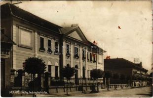 1928 Makó, Polgári leányiskola (Rb)