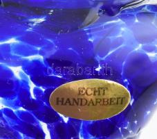 Üveg hattyú, kézzel készült, jelzés nélkül, hibátlan m: 11 cm