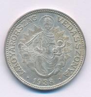 1938. 2P Ag "Madonna" T:XF patina Adamo P7