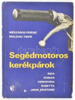 Mészáros Ferenc - Moldvai Tibor: Segédmotoros kerékpárok. (Riga, Komár, Verhovina, Babetta, Jawa Mustang). Bp., 1982, Műszaki Könyvkiadó. Fekete-fehér képekkel illusztrált. Kiadói kartonált papírkötés, kissé sérült borítóval.