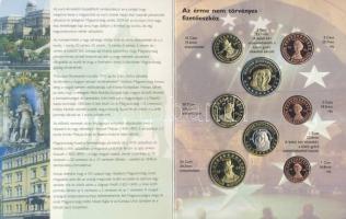 2004. 1c,2c,5c,10c,20c,50c,1€,2€ próbaveretek, szettben, díszkiadásban T:BU Csak...