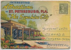 St. Petersburg (Florida) - modern leporellocard with 8 pictures
