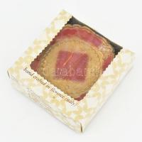 6 darab olasz bonbon tálka dobozában, újszerű, d: 10 cm