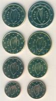 Írország 2004. 1c-2€ 8klf db, kereskedői szettben T:BU,2 Tanúsítvánnyal!