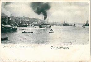 Constantinople, Istanbul; Dans le port (cut)