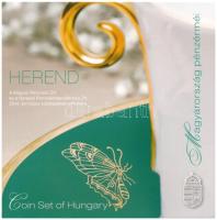 2014. 5Ft-200Ft (6xklf) forgalmi sor szettben "Herend". A tokon a ragasztás kissé elengedett. T:PP Adamo FO48.2