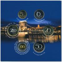 2009. 5Ft-200Ft (6xklf) "Lánchíd" forgalmi sor szettben. T:PP Adamo FO48.2