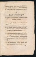 1807 Hir-Adás, a [Jung János]: A' Hadi-Mesterséget tárgyazó szükségesebb Tudományoknak summás E...