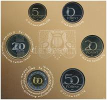 2010. 5Ft-200Ft (6xklf) "Himnusz" forgalmi sor szettben T:PP Adamo FO44.1