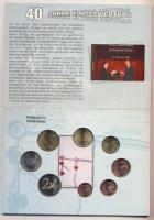 Franciaország/Németország 2003. 1c-2€ 8klf db, közös kiadású szettben, részben francia, ré...