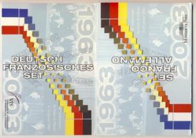 Franciaország/Németország 2003. 1c-2€ 8klf db, közös kiadású szettben, részben francia, ré...