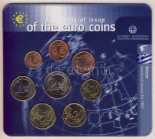 Görögország 2002. 1c-2€ 8klf db, szettben T:1