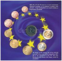 2007. 1Ft-100Ft (7xklf) forgalmi sor szettben,"50 éves a Római Szerződés" + 50Ft "50 ...