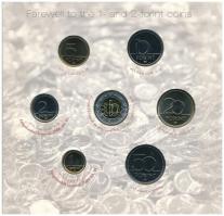 2008. 1Ft-100Ft (7xklf) "Búcsú az egy- és kétforintostól" forgalmi sor szettben T:BU Adamo...