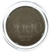 2015. 2000Ft Cu-Ni-Zn "Semmelweis Ignác halálának 150. évfordulója" színes MNB tájékoztató...