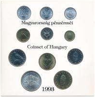 1993. 10f-200Ft (11xklf) forgalmi sor dísztokban, egylapos verzió T:BU
Adamo FO26.2