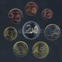 Szlovénia 2007-2007. 1c-2€ 8klf db, benne 2€ alkalmi veret "Primoz Trubar&q...
