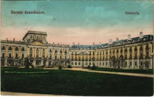 1912 Eszterháza (Fertőd), várkastély. Kiadja a Süttöri fogy. szövetkezet (ragasztónyom / glue marks)