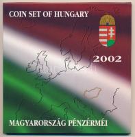 2002. 1Ft-100Ft (7xklf) + 100Ft &quot;Kossuth&quot; forgalmi sor szettben, belső tok ragasztása részben elengedett T:BU Adamo FO35