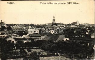 Radom, Widok ogólny na poczatku XIX Wieku / general view at the beginning of the 19th century (EK)