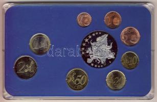 Görögország 2001-2006. 1c-2€ 8klf db + Európa 2002. "Európai valuták" multicolor...